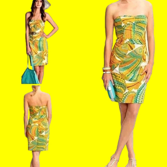 NWT BANANA REPUBLIC 'Trina Turk' Collection Dress, 8 - Picture 1 of 7